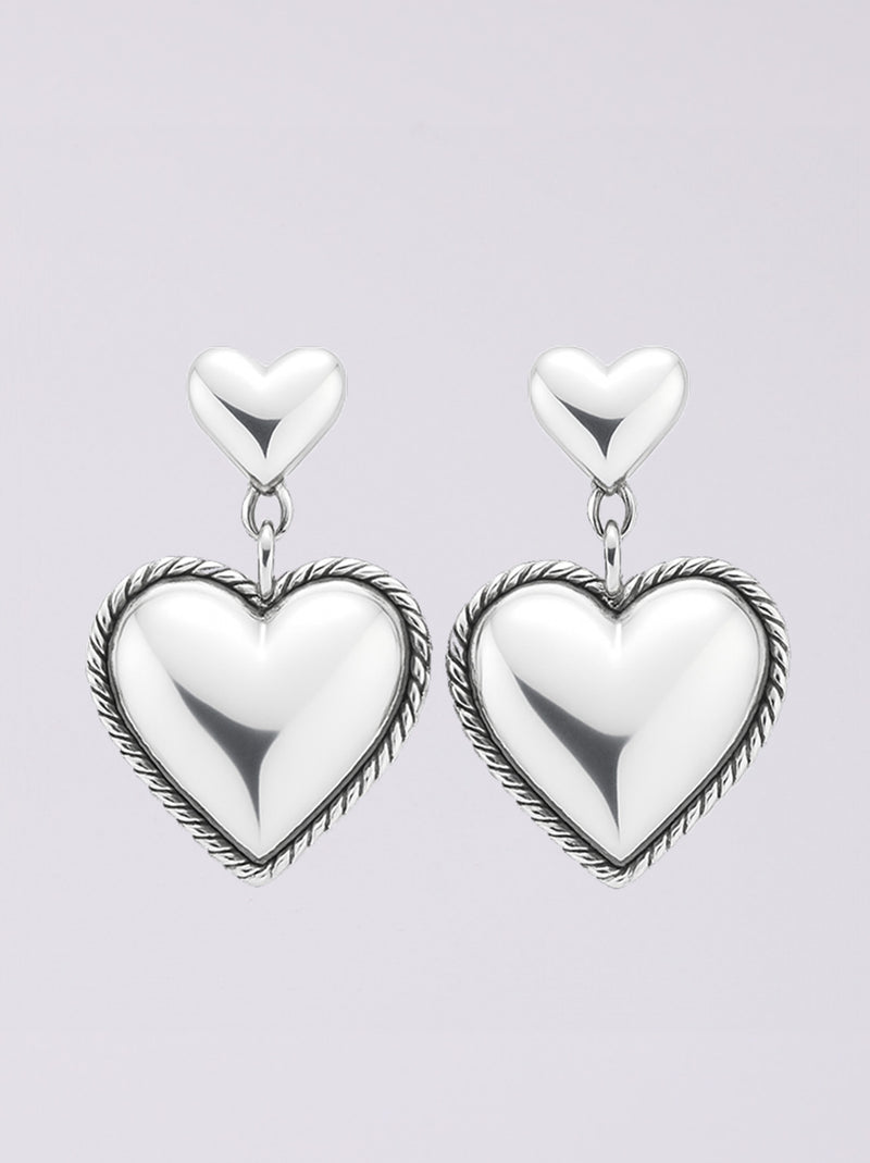 LUXE LOVE BIG EARRINGS