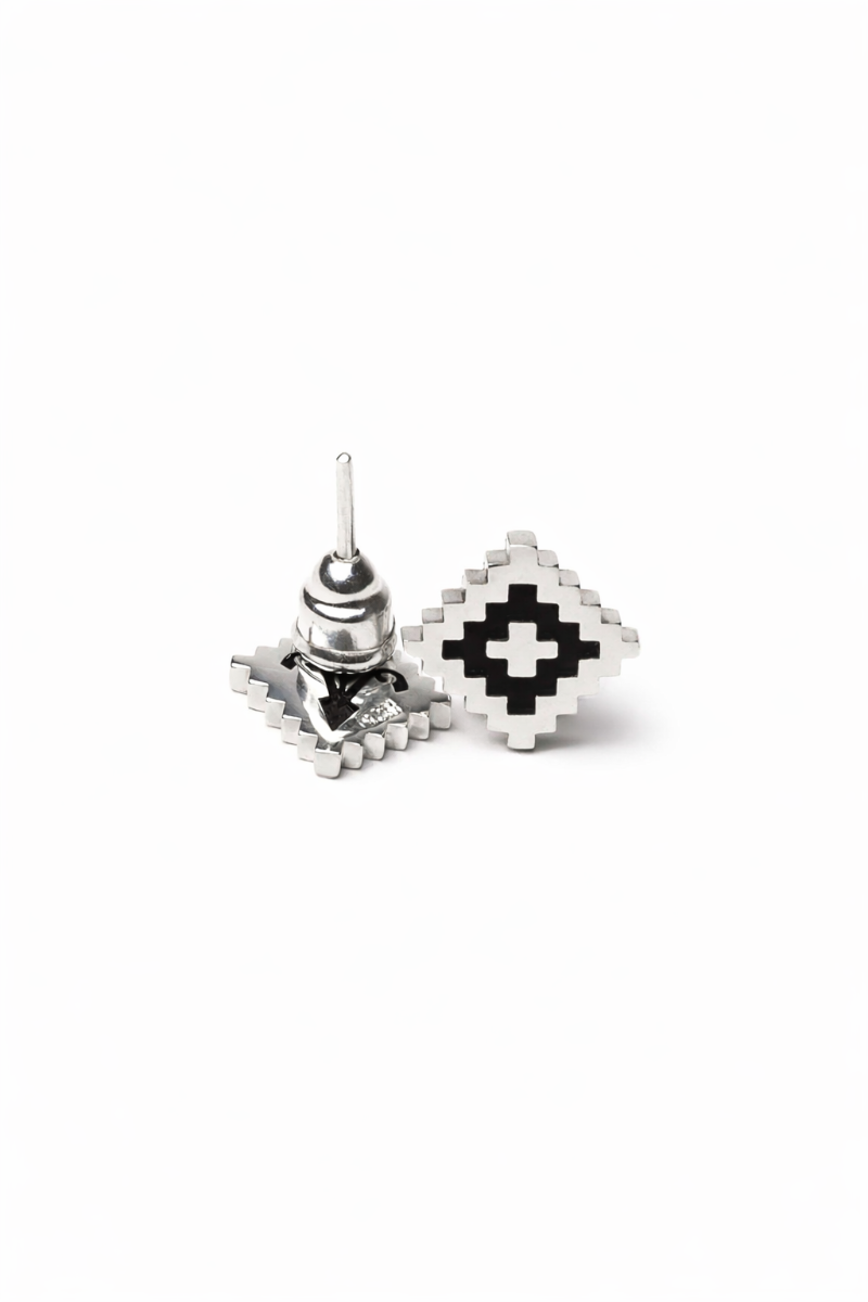 Elixir Square Stud Earrings