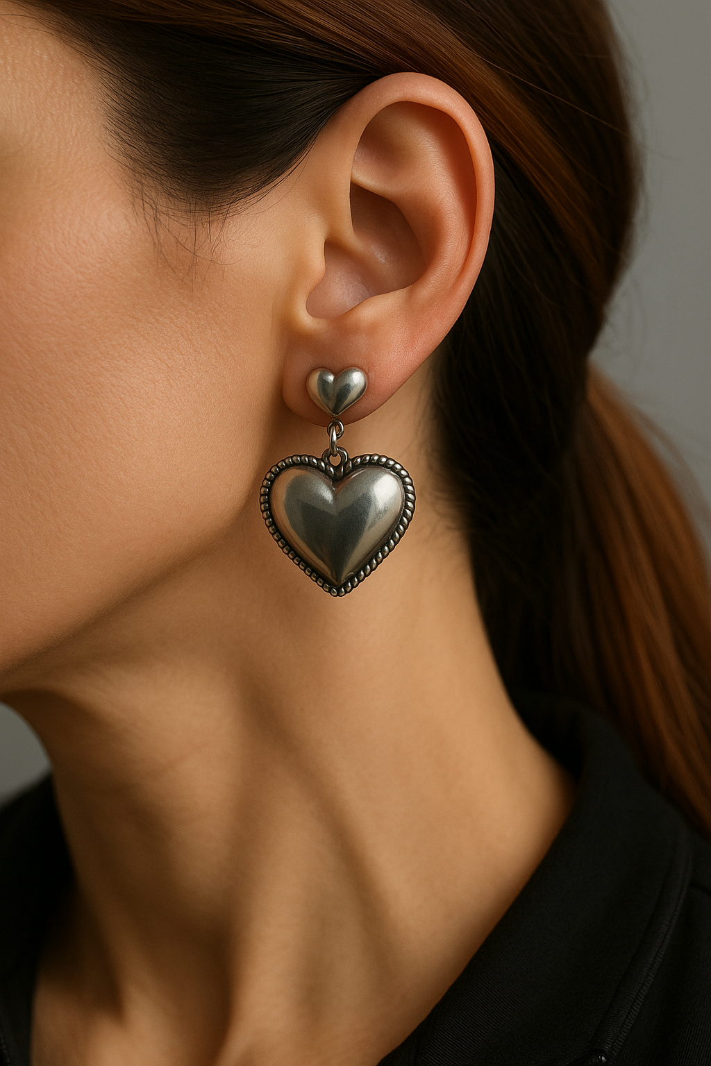 luxe love big earrings