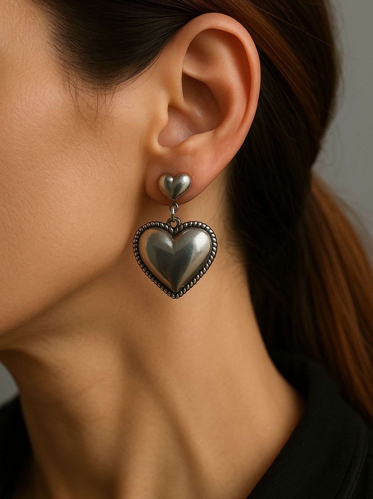 LUXE LOVE BIG EARRINGS